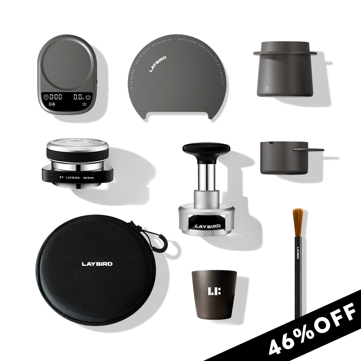 LAYBIRD Holiday Bundle — Complete 6-Piece Home Barista Kit