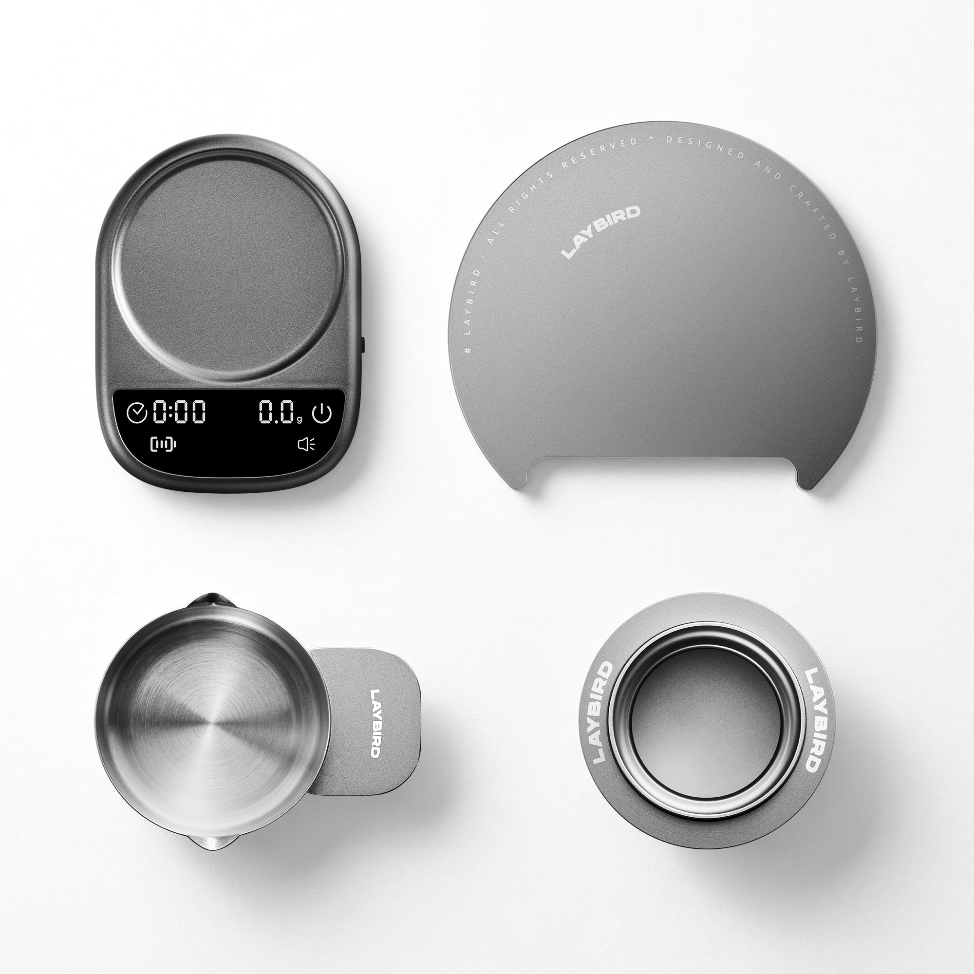 LAYBIRD MagAttach Precision Coffee Scale