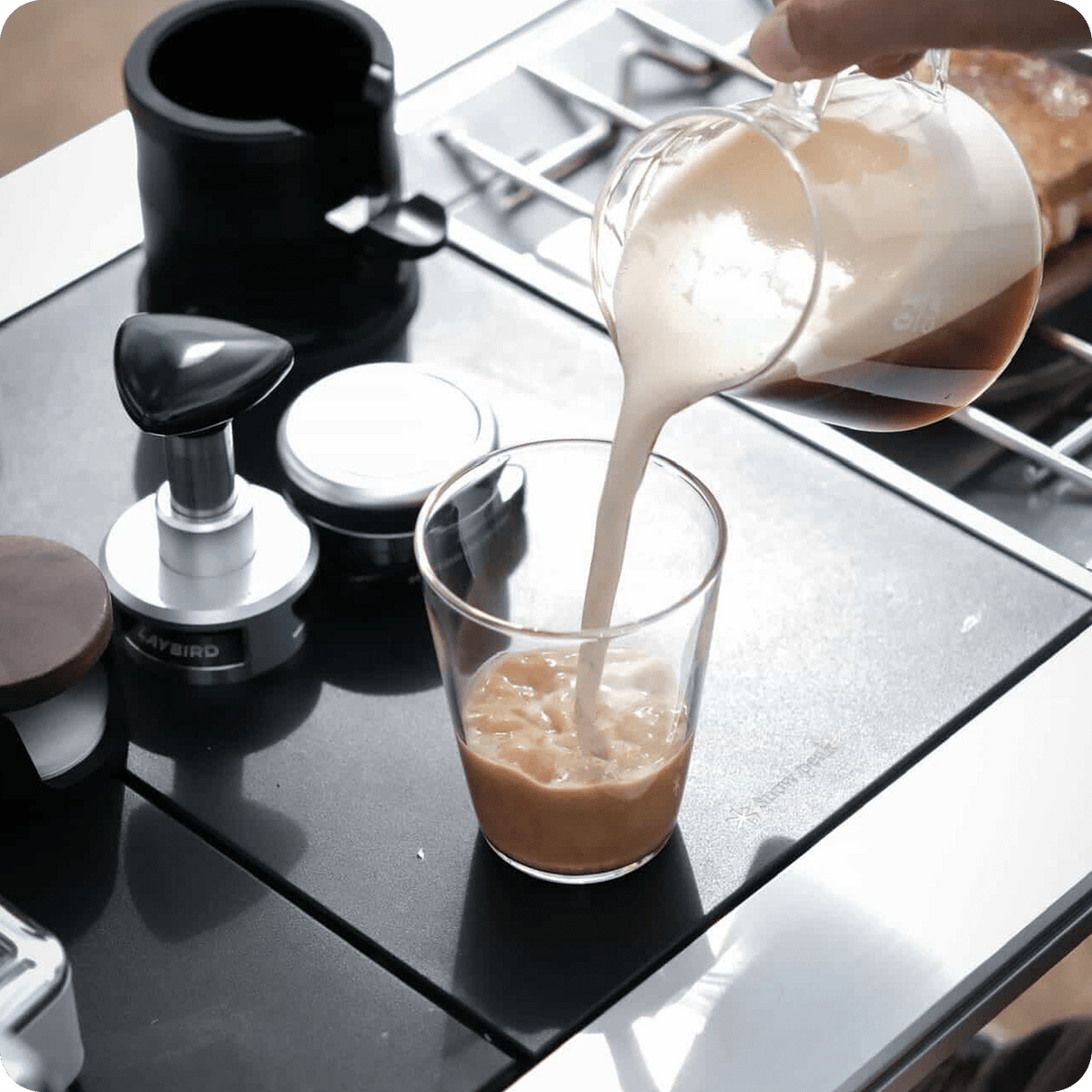 MagAttach Coffee Scale, TriSpin Coffee Distributor and TriPress Pressure Tamper