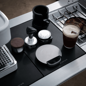LAYBIRD espresso setup bundle on a home coffee bar