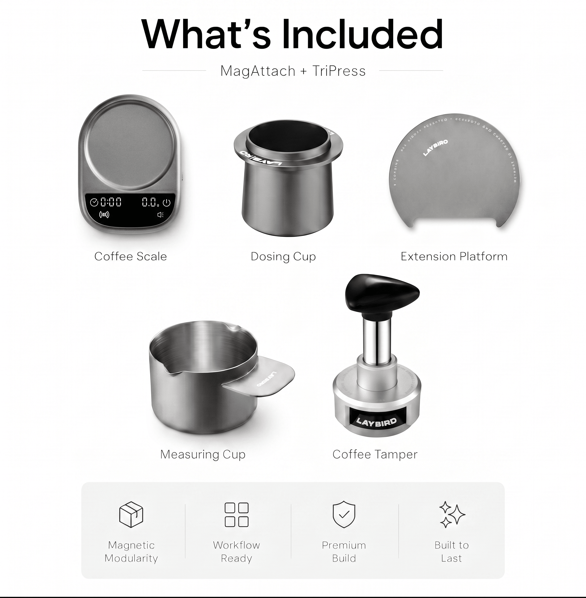 LAYBIRD MagAttach & TriPress Bundle - laybirdcoffee