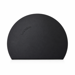Front view of the black LAYBIRD silicone pad for the MagAttach extension platform
