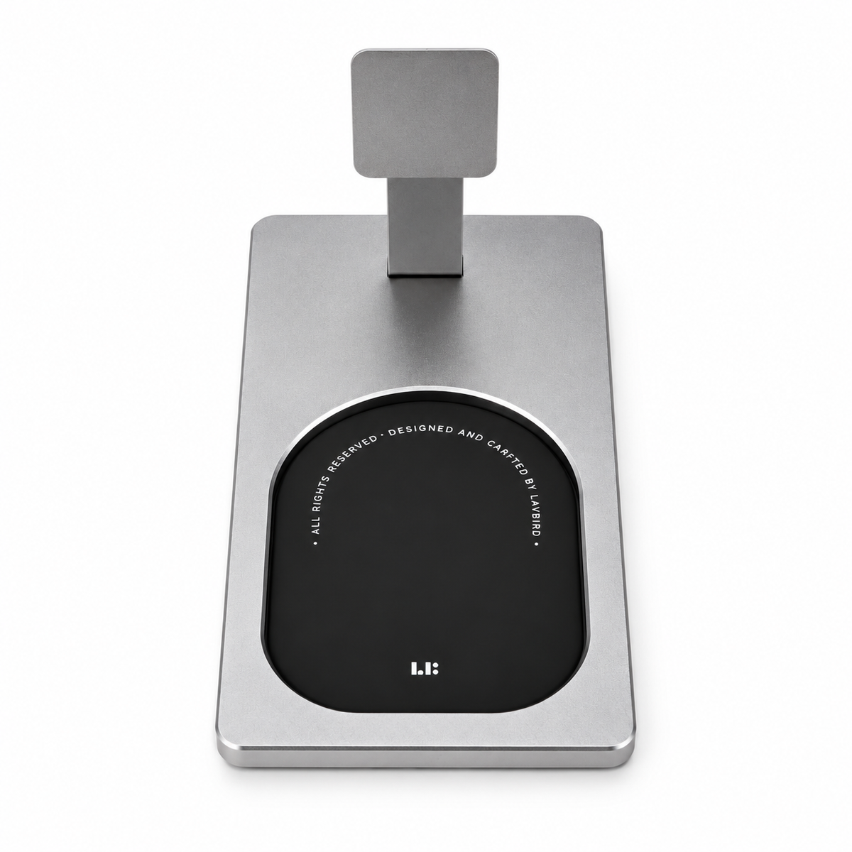 MagHub MagAttach Scale Dock with an empty scale seat and upright holder on a white background.