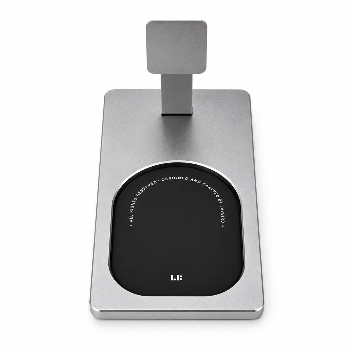 MagHub MagAttach Scale Dock with an empty scale seat and upright holder on a white background.